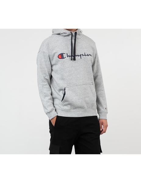Sudadera champion gris capucha on sale