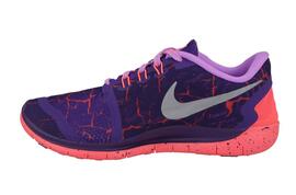 Zapatilla Junior Nike  FREE  5.0 Morado