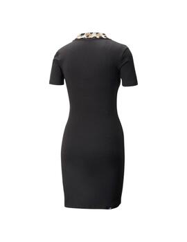 Vestido Puma V-Collar Mujer Negro