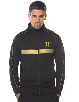 Chaqueta 11ºPanelled Poly Zip Negro/Dord