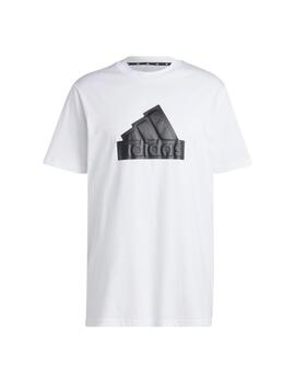 Camiseta Adidas Future Icons Badge of Sport  Blanco