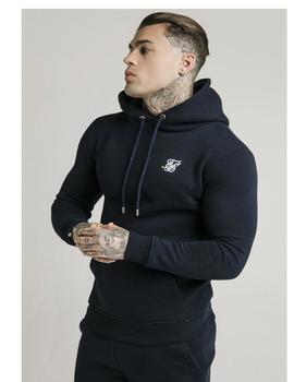 Sudadera Siksilk Muscle Fit Marino