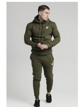 Sudadera SikSilk Muscle Fit Overhead Verde