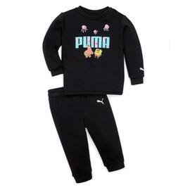 Chandal Infantil Puma Bob Esponja Negro