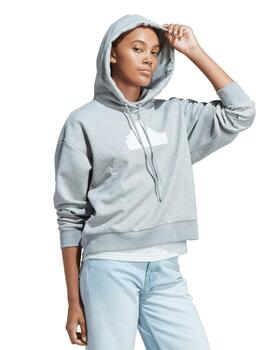 Adidas Sudadera Mujer W Fi Bos Hoodie Gris