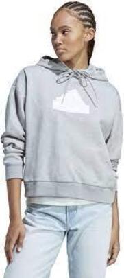 Adidas Sudadera Mujer W Fi Bos Hoodie Gris