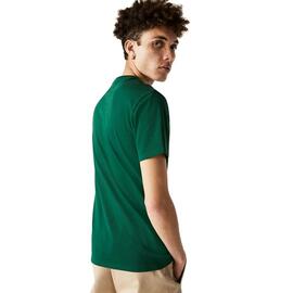 Camiseta Lacoste Pima manga corta verde