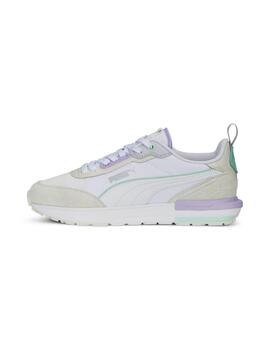 Zapatilla Para Mujer Puma R22  Blanco