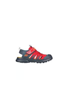 Sandalia Niños Skechers razor rush Rojo