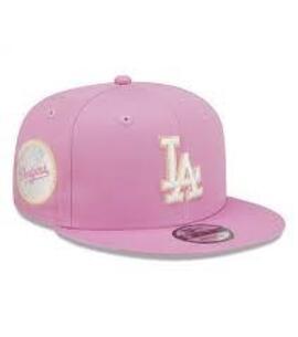 Gorra New Era LA Dodgers Pastel Patch 9FIFTY Snapback Rosa