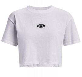 Camiseta para mujer Under Armour Branded Logo Blanco