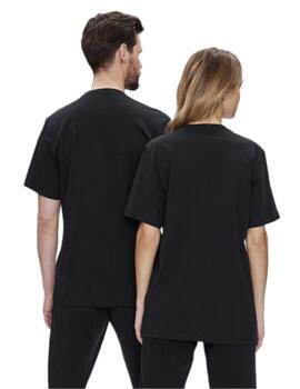 Camiseta Converse  Stand Fit Logo  Unisex Negro
