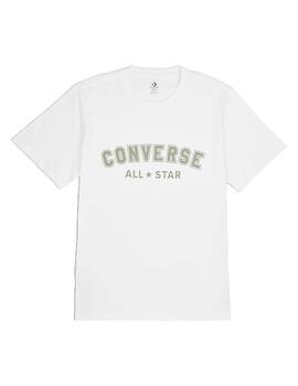 Camiseta  Converse All Star Unisex   Blanco