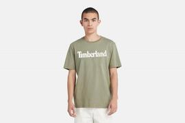 Camiseta Timberland Kennebec Linear Hombre Verde