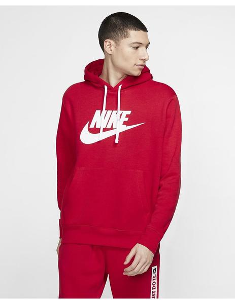 Dar a luz mental Paisaje Sudadera Nike Sportwear Club Fleece Rojo