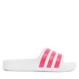 Chancla para Niñas  Adilette Aqua K Blanco