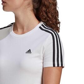 Camiseta para Mujer Adidas 3STRIPES T Blanco