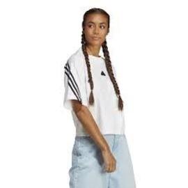 Camiseta Adidas Mujer fI STRIPES Blanco