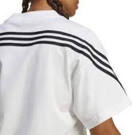 Camiseta Adidas Mujer fI STRIPES Blanco