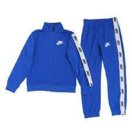 Chandal Infantil  Nike TRICOT SET GAME Azul