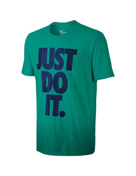 elefante En Vivo espontáneo Camiseta Nike Hombre JUST DO IT Verde