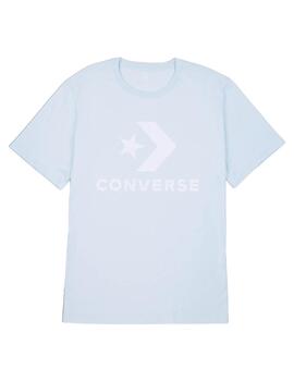 Camiseta Converse Stand Fit Logo Star Chev Unisex Azul