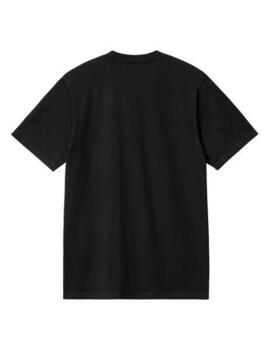 Camiseta Carhartt S/S Harvester Negra Hombre