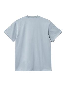 Camiseta Hombre Carhartt S/S Chase  Celeste