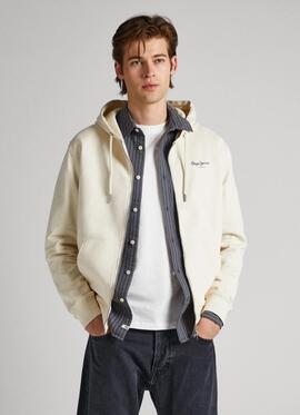 Chaqueta Para Hombre  Pepe Jeans Edward Zip   Beige