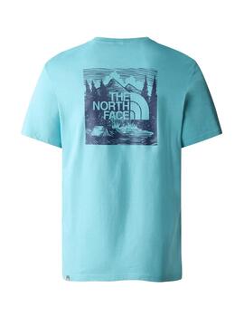 Camiseta The north Face  Red Box Hombre Azul