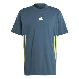 Camiseta Adidas M FI 3 STRIPES Verde