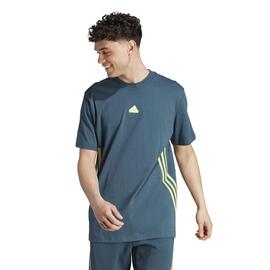 Camiseta Adidas M FI 3 STRIPES Verde