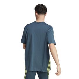 Camiseta Adidas M FI 3 STRIPES Verde