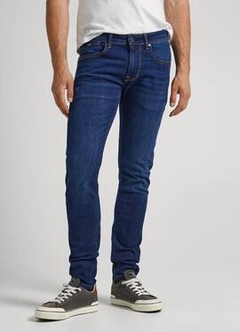 Pantalón Pepe Jeans Finsbury Skinny tiro bajo Para hombre