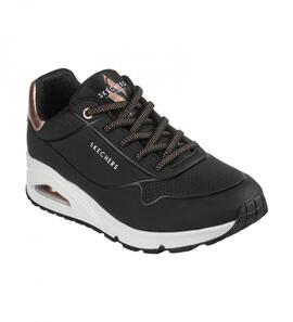 Zapatilla Skechers Uno shimmer Street LA Negro