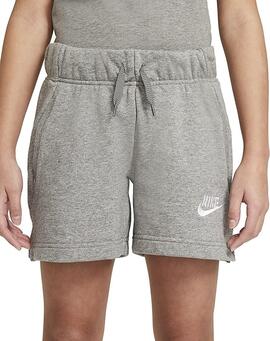 Pantalón Girl Nike Sportswear Club Gris