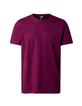 Camiseta  The North Face  Red Box  Burdeos