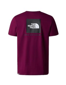 Camiseta  The North Face  Red Box  Burdeos