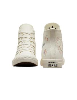 Zapatilla  Converse All Star Hi  Beige