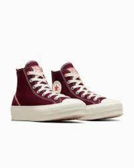 Zapatilla para Mujer Converse All Star Hi Lift  Burdeos