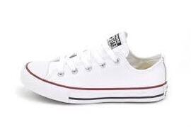 Zapatilla Niños  Converse All Star Ox Piel   Blanco