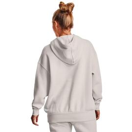 Sudadera UNISEX  UAESSENTIAL FLEECE SCRIPT BLANCA