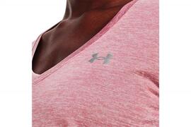 CAMISETA MUJER  UNDER ARMOUR TECH ROSA