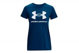 CAMISETA MUJER  UNDER ARMOUR SPORTSTYLE LOGO AZUL