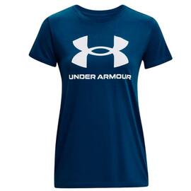 CAMISETA MUJER  UNDER ARMOUR SPORTSTYLE LOGO AZUL