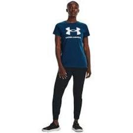 CAMISETA MUJER  UNDER ARMOUR SPORTSTYLE LOGO AZUL