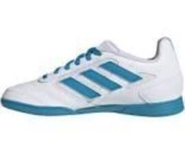 Zapatilla Fútbol Sala Niño Supersala 2 Blanco Azul