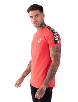 Camiseta 11º Muscle Fit Rojo