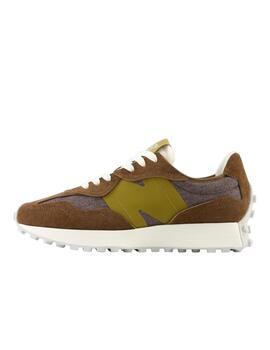 Zapatilla  New Balance 327  Marrón Hombre