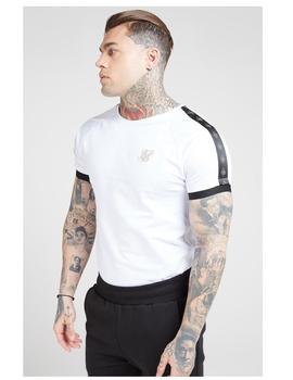 Camiseta SikSilk  S/S Raglan Tech Blanco